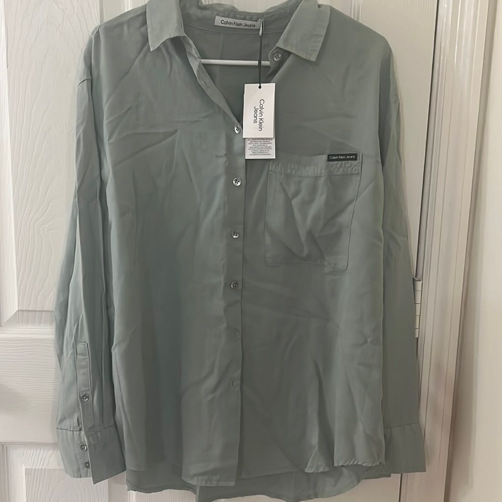 CALVIN KLEIN long sleeve button down